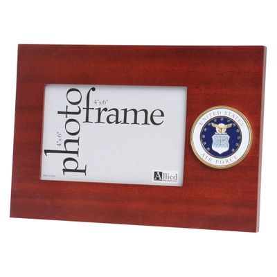 U.S. Air Force Medallion 4-Inch by 6-Inch Desktop Picture Frame